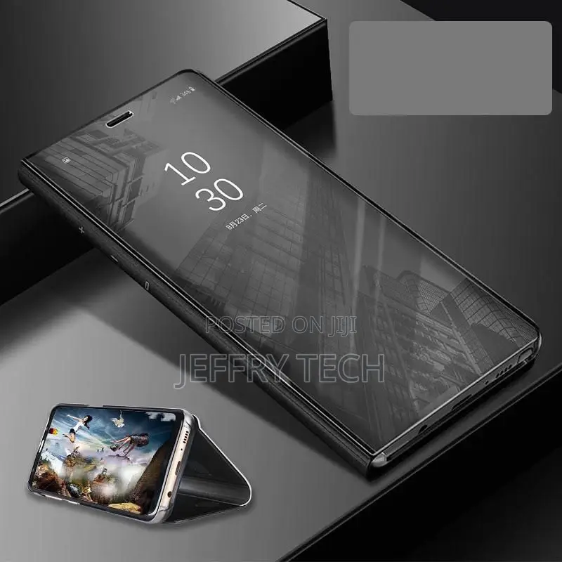 Apple iPhone XS Max Clear View Standing Cover Case - Black